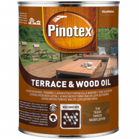 Alyva medienai Pinotex Terrace&Wood Oil, tikmedžio sp., 1 l