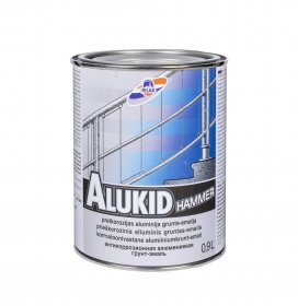 Dažai RIlak ALUKID HAMMER, sidabriniai, 0.9 l