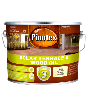 Alyva medienai Pinotex Solar Terrace Oil, CLR bazė, 2.33 l