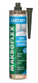 Hermetikas sanitarinis MAKROFLEX Sanitary Mould Resistant, bespalvis, 280ml