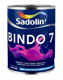 Dažai Sadolin Bindo 7, BW bazė (balta), 1 l