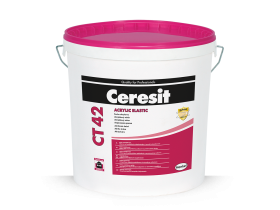Dažai fasadui Ceresit CT42 akriliniai, balta bazė,  15ltr