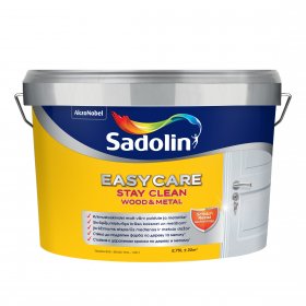 Dažai Sadolin EasyCare Wood&Metal, BW (balti), 2.5l