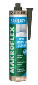 Hermetikas sanitarinis MAKROFLEX Sanitary Mould Resistant, baltas, 280ml