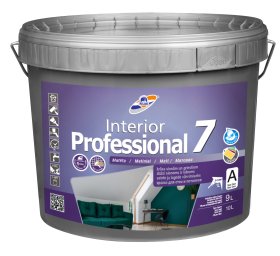 Dažai Rilak Interior Profesional 7, A bazė (balta), 9 l