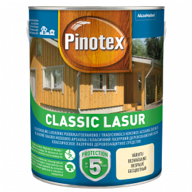 Impregnantas medienai Pinotex Classic Lasur, purienos sp., 3 l