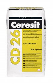 Mišinys Ceresit CD26 betono remontui 30-100mm, 25kg