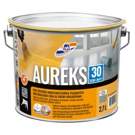 Dažai grindims Rilak AUREKS-30, raudonai rudi, 2.7 l