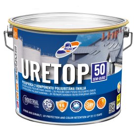 Dažai poliuret.2komp. Rilak URETOP-50 TDL (tonuojama) pus bl.8.5ltr