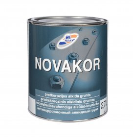 Gruntas antikorozinis Rilak NOVAKOR, pilkas, 2.7 l