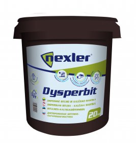 Bitumo - kaučiuko mastika Nexler Dysperbit 20kg, vandens pagrindu