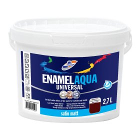 Dažai Rilak Enamel Aqua Universal matiniai, raudonai rudi, 2.7l