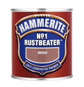 Gruntas HAMMERITE RUSTBEATER Nr1, rudas, 0,5 l