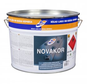 Gruntas antikorozinis Rilak NOVAKOR, pilkas, 10 l