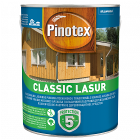 Pinotex Classic Lasur, raudonmedis, 3 l