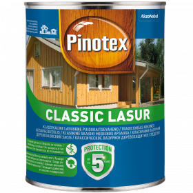 Pinotex Classic Lasur, riešutmedis, AE 1 l