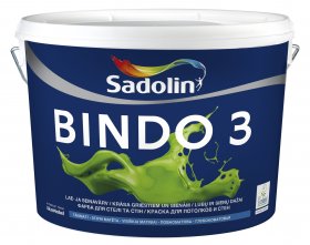 Dažai Sadolin Bindo 3, BW bazė (balta), 10 l