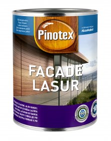 Impregnantas medienai Pinotex Facade Lasur, CLR bazė, 1 l