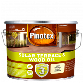 Alyva medienai Pinotex  Solar Terrace&Wood Oil, CLR bazė, 2.33 l