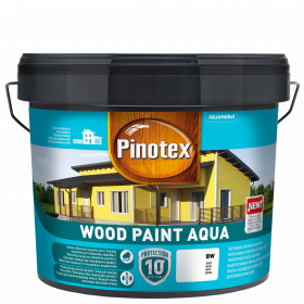 Dažai Pinotex Wood Paint Aqua, ruda sp., 9 l