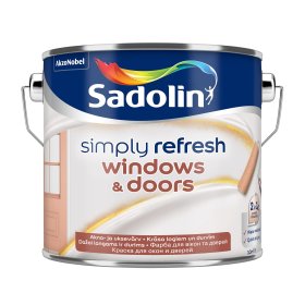 Dažai Sadolin SIMPLY REFRESH WINDOWS & DOORS, BC (skaidri), 2.5l