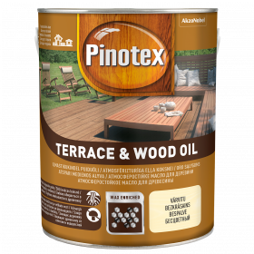 Alyva medienai Pinotex Terrace&Wood Oil, CLR bazė, 3 l