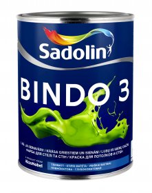 Dažai Sadolin Bindo 3, BW bazė (balta), 1 l