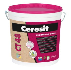 Dažai fasadui Ceresit CT48 silikoniniai bespalvė bazė 15ltr