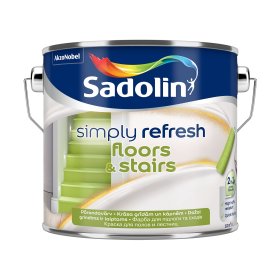 Dažai Sadolin SIMPLY REFRESH FLOORS&STAIRS, BW (balta), 2.5l