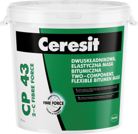 Hidroizoliacija bituminė elastinga CP43 2K Fibre Force 30kg