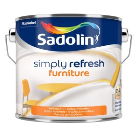 Dažai Sadolin SIMPLY REFRESH FURNITURE, BW (balta), 2.5l