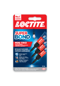 Klijai LOCTITE Super Bond Mini Trio 3x1g