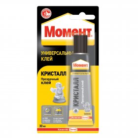 Klijai kontaktiniai Moment Crystal, bespalviai, 30ml Blister