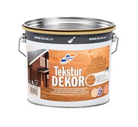 Dažai medienai Rilak TEKSTURDEKOR, rudi šviesiai, 2.7 l