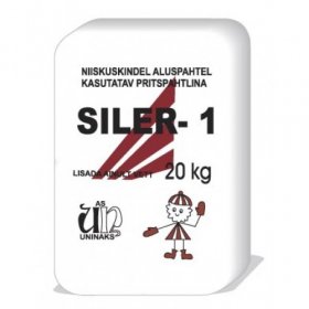 Glaistas tinkui  Uninaks SILER - 1, pilkas 20kg (50)