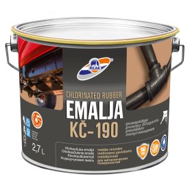 Dažai chlorkaučiukiniai RIlak KČ-190, juodi, 10 l