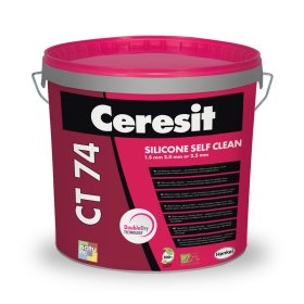Silikoninis tinkas Ceresit CT74, frakcija 2mm, "samanėlė", 25kg