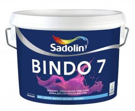 Dažai Sadolin Bindo 7, BW bazė (balta), 2.5 l
