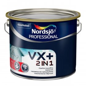 Dažai Sadolin PROFESSIONAL VX+ 2 IN 1, BW bazė (balta), 10 l