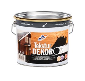 Dažai medienai Rilak TEKSTURDEKOR, juodi, 2.7 l