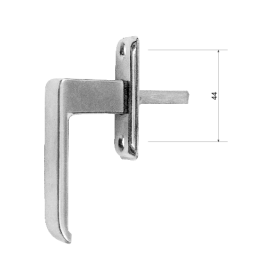 Langų rankenėlė 306/HP, cinkuota, be mechanizmo