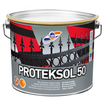 Gruntas- dažai Rilak PROTEKSOL -50, antracito sp., 2,7l 1