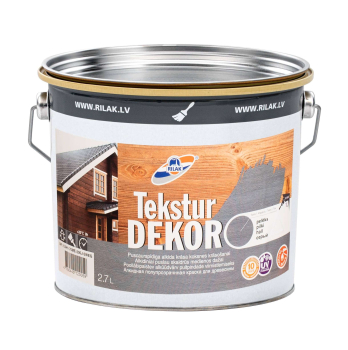 Dažai medienai Rilak TEKSTURDEKOR, pilki, 2.7l