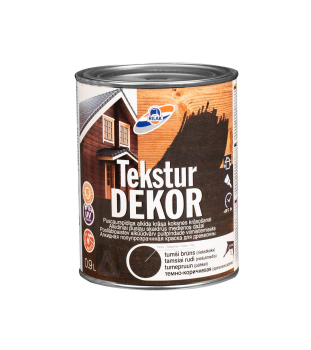 Dažai medienai Rilak TEKSTURDEKOR, rudi tamsiai, 0.9 l
