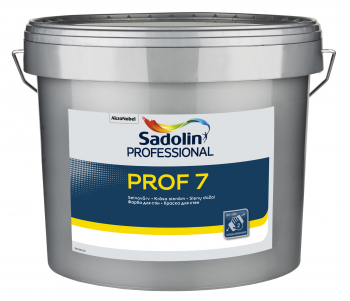 Dažai Sadolin Professional PROF 7, BW bazė (balta), 10 l