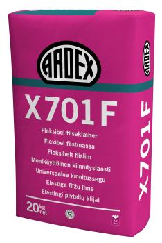 Elastingi plytelių klijai Ardex X 701 F 20kg