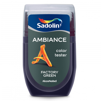 Spalvos testeris Sadolin Ambiance, Factory Green, 30 ml