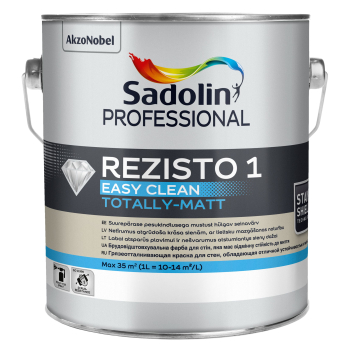 Dažai Sadolin Professional REZISTO 1,  BW (balta), 2.5l
