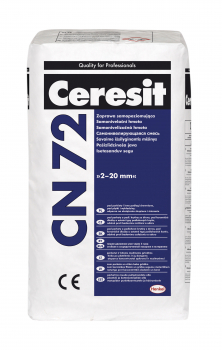 Mišinys Ceresit CN72 grindų lyginimui 2-20mm, 25kg