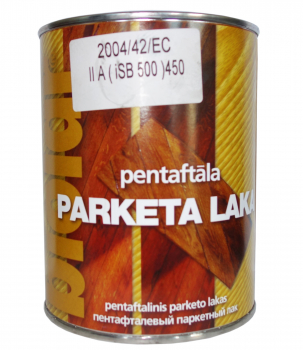 Pentaftalinis lakas parketui Biolar, 0.9 l